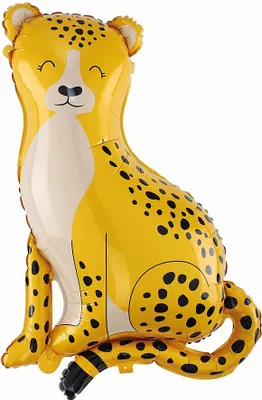 Obrázok produktu pre Fóliový balón Gepardia džungľa 49x72 cm