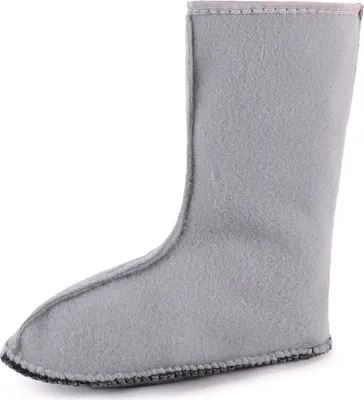 Produktbild von Ladeheid Kinder Mädchen Jungen Wärmende Stiefelsocken Innenschuh für Gummistiefel LA-CA-10 LA-CA-11 (Grau, 26/27 EU)
