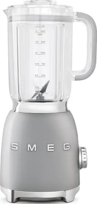 Obrázok produktu pre Smeg BLF01SVEU, Stolný mixér, 1,5 L, Pulzný spínač, Drtenie ľadu, 1 m, 800 W