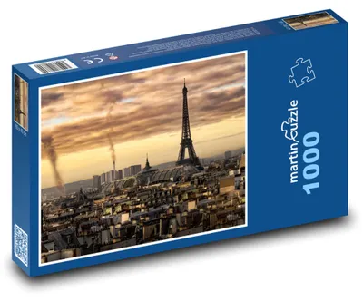 Produktbild von Puzzle 1000 Der Eiffelturm in Paris - martinpuzzle