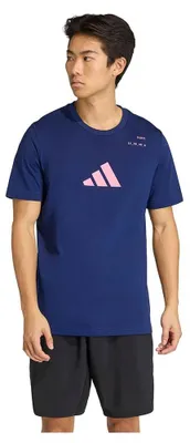 Image de T-shirt ADIDAS Padel Graphic Homme Bleu foncé XL