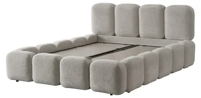 Produktbild von Luxury Bett Set mit Stauraum, Liegefläche:160x200, Produkt:Bett (ohne Matratze)