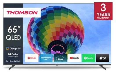 Zdjęcie produktu dla Thomson 65QG4S14, 165,1 cm (65"), 3840 x 2160 px, QLED, Smart TV, Wi-Fi, Szary