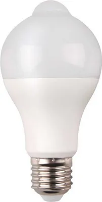 Obrázok produktu pre Žiarovka štandardná led so "senzorom prítomnosti a súmraku" e27 12w 1055lm 6400k studené svetlo ø6x11cm edm