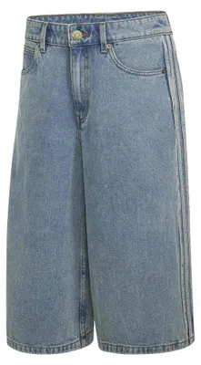 Productafbeelding van Sportshorts Adidas Mid Rise Denim Jorts "Worn Blue" voor Uni