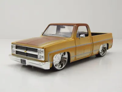 Productafbeelding van Jada Toys 35861 Chevrolet C-10 Pick-up 1985, bruin, verroest, schaal 1:24