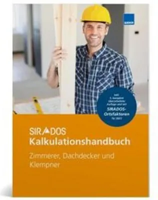 Obrázek produktu pro SIRADOS Kalkulationshandbuch Zimmerer, Dachdecker und Klempner