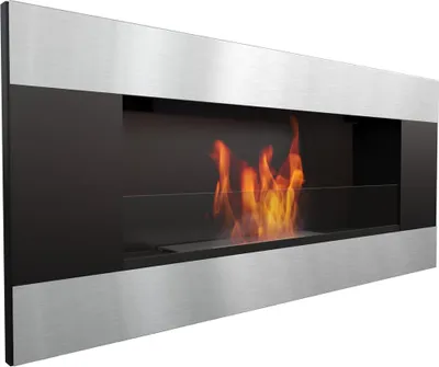 Produktbild von Wandkamin Bioethanol DELTA2 Horizontal mit Verglasung