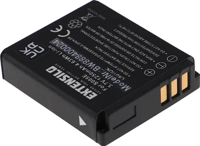 Produktbild von EXTENSILO 2x Akku Ersatz für Panasonic DMW-BCC12, CGA-S005, CGA-S005E/1B, CGA-S005E für Kamera (1250 mAh, 3,7 V, Li-Ion)