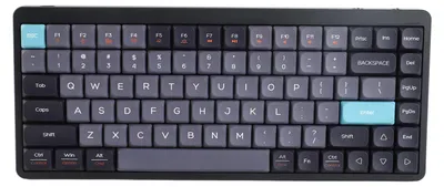 Obrázok produktu pre Bezdrôtová mechanická klávesnica s 84 klávesmi, 3 spôsobmi pripojenia (2,4 GHz + BT 5.0 + USB-C), rozložením 75 % a nízkoprofilovým dizajnom, s RGB podsvietením pre tablety, notebooky a smartfóny