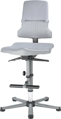 Produktbild von Bimos Arbeitsdrehstuhl Sintec B mit Gleitern und Aufstiegshilfe Sitz-Höhe 580-850mm - S9811 -1000