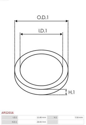Produktbild von AS-PL ARS2016 Lichtmaschinen-Reparatursatz