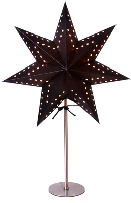 Produktbild von Best Season Standleuchte "Bobo" ca. 50 x 34 cm, Materal: Metall/Papier, schwarz, 233-52