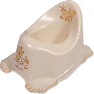 Image de Pot de bébé antidérapant Ours beige