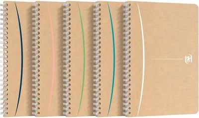 Produktbild von Oxford - Spiralblock A5 90 Blatt sortiert | 20 Stück