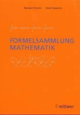 Produktbild von Formelsammlung Mathematik