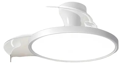 Imagen del producto de Ventilador de techo con luz, aspas retráctiles, temperatura de color ajustable, diámetro de 48 pulgadas
