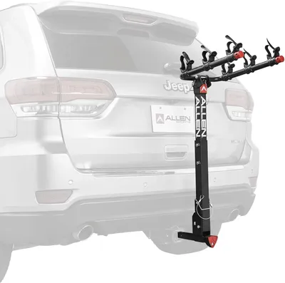 Image de Porte-vélos - Supports de vélos - Porte-vélos à attelage - Râtelier à vélos - Porte-vélos à attelage - Adapté pour 5 vélos