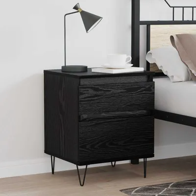 Imagen del producto de vidaXL Armario para cama, color , aspecto de roble, 40 x 35 x 50 cm, material de madera
