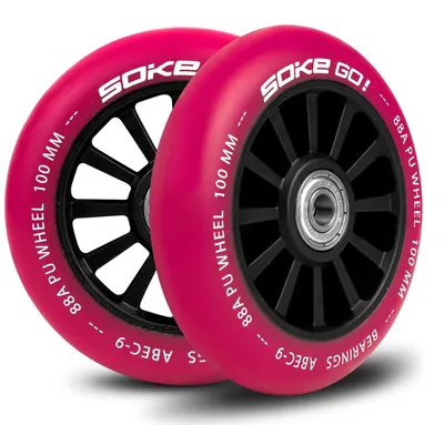 Immagine prodotto di SOKE Kola koloběžky 100 mm rubínová 2 ks