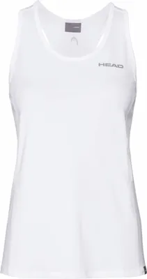 Produktbild von Head Club Mädchen Ärmelloses Sport T-Shirt Weiß mit ENDO COOL und ERGO STRETCH