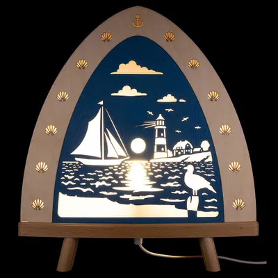 Produktbild von Standleuchte "Maritim" (30x32cm) von Weigla Holzkunst