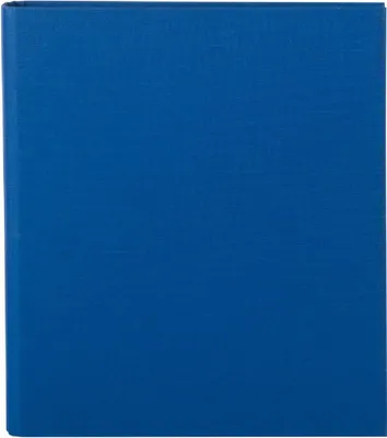Produktbild von Goldbuch Ringbuch Linum DIN A4 blau Leinen-Einband 4-Ringmechanik 260x320mm