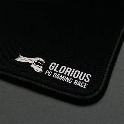 Zdjęcie produktu dla Glorious Gaming G-L, Czarny, Monochromatyczny, Tkanina, Guma, Podkładka antypoślizgowa, Podkładka dla graczy