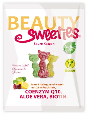 Obrázok produktu pre BeautySweeties kyslé mačky bez lepku bez laktózy a želatíny 125g