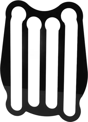 Image de Porte-capsules Noir Organisateur de montage acrylique Vertical Horizontal Monté sur le mur ou sous les armoires Peut contenir 26 pièces