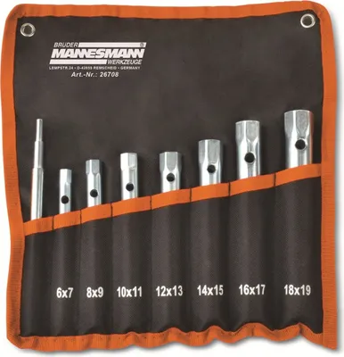 Obrázek produktu pro Mannesmann M26708 Rohrsteckschlüssel 8teilig