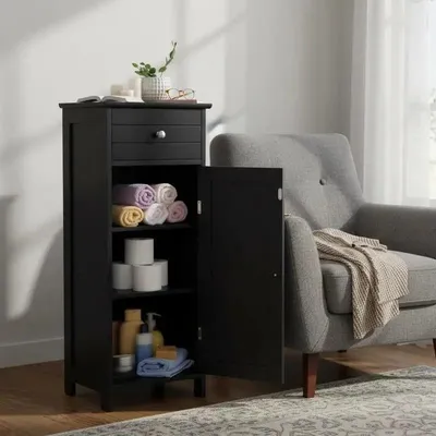 Produktbild von Standregal mit Praktischer Schublade und Verstellbaren Regalen