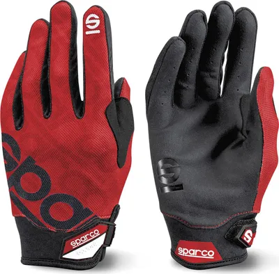 Produktbild von Sparco Meca III Schutzhandschuh, rot  Größe 9-L