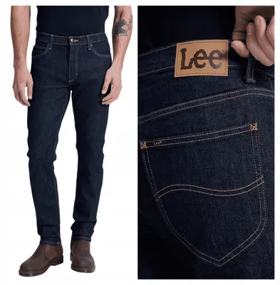 Immagine prodotto di Jeans Lee modello Luke, in cotone blu, taglio slim fit, taglia W31 L32