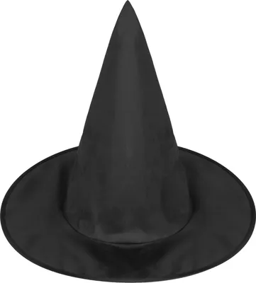Produktbild von Hexenhut in schwarz - Zauberhut für Erwachsene