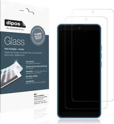 Produktbild von 2x Schutzfolie für XGODY X32 matt - Anti-Shock 9H Folie dipos Glass Kunststoffglas