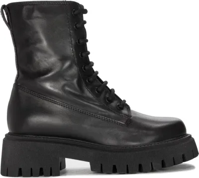 Produktbild von Tamaris Stiefel 2521739007 Schwarz Naturleder, Reißverschluss, wärmeisolierend, 18,5 cm Schaft, 4,5 cm Sohle