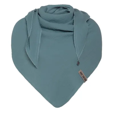 Produktbild von Knit Factory Liv Dreieckstuch - Stone Green - 190x85 cm