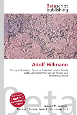 Produktbild von Adolf Hillmann