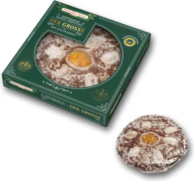 Obrázek produktu pro Haeberlein Der Grosse Elisenlebkuchen glazovaný a špikovaný 125g