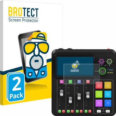Produktbild von 2x BROTECT Schutzfolie für Rode Rodecaster Duo Displayschutz Displayschutzfolie Folie Matt Entspiegelungsfolie