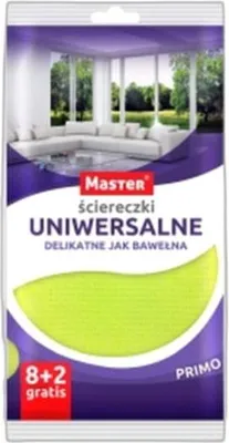 Obrázek produktu pro Master Primo Víceúčelové Utěrky Na Čištění Kuchyně Koupelny 10 Ks.