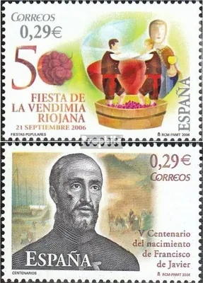 Produktbild von Briefmarken Spanien 2006 Mi 4160,4178 (kompl.Ausg.) postfrisch Volksfeste: Weinlesefest