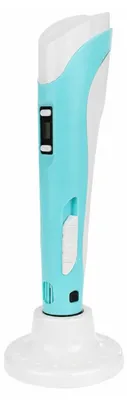 Productafbeelding van 3D-pen (mini-3D-printerpen) voor kinderen – BLAUW + 109 m filament (20 kleuren).
