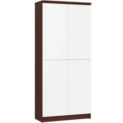 Produktbild von AKORD Furniture Factory RP0PREGR80VENBIA, Weiß, Wenge, 8 Regale, Matt, 16 mm, 350 mm, 800 mm
