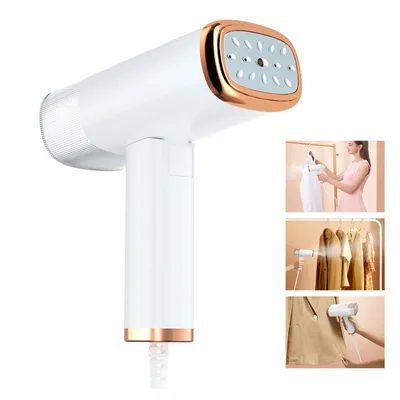 Produktbild von Tragbarer Handdampfer für Kleidung, faltbar, schnelles Aufheizen in 30 Sekunden, 110V, 120ml Faltenentferner – ideal für Reisen und Zuhause.