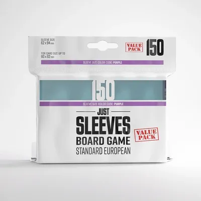 Produktbild von Standard Kartenhüllen 59x92mm Value Pack 150 Stück für Brettspiele