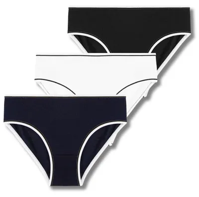 Produktbild von Mädchenunterwäsche - Kinderunterwäsche Größe 164 - Kinder Slips 3 Stück - Mädchen Slips