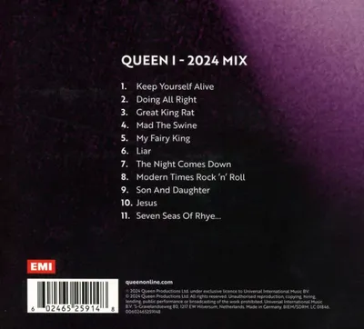 Obrázek produktu pro Queen: Queen: Queen I (2024 Mix) -  - (CD / Q)