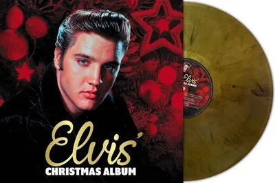 Obrázek produktu pro Elvis Presley (1935-1977): Elvis' Christmas Album (180g) (Limited Edition) (Gold Marbled Vinyl)